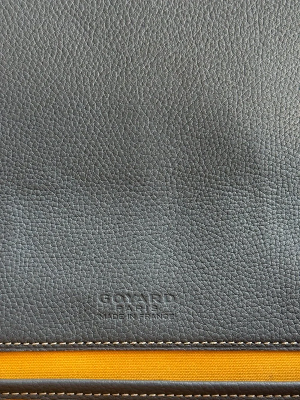 Goyard Grey Belvedere MM Messenger Bag
